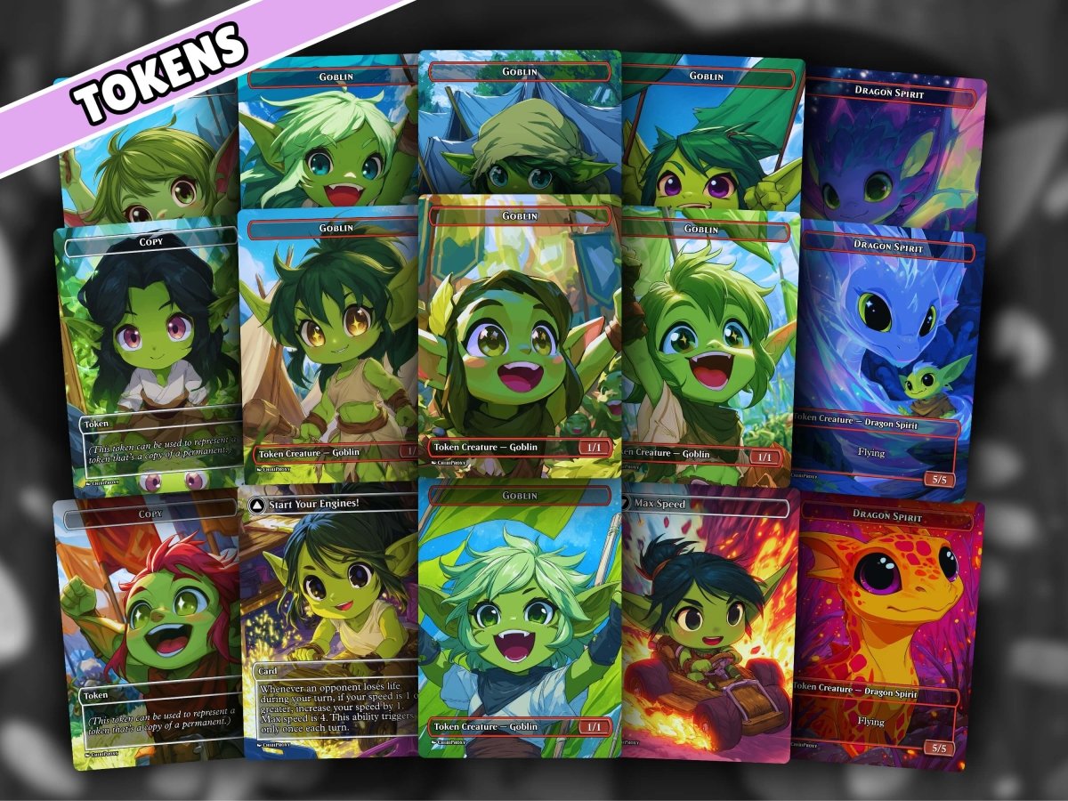 Goblin Tribal Chibi MTG Proxy Commander Deck - AngelProxy